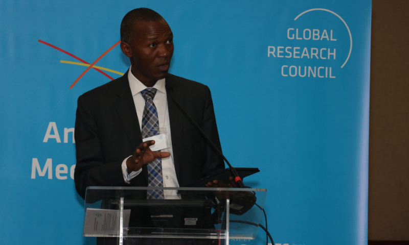 Amos Nungu, Acting Director-General of the Tanzania Commission for Science and Technology (COSTECH) . Global Research Council Regional Meeting, São Paulo, Brazil. May 3, 2019 (credit: Felipe Maeda / Agência FAPESP)