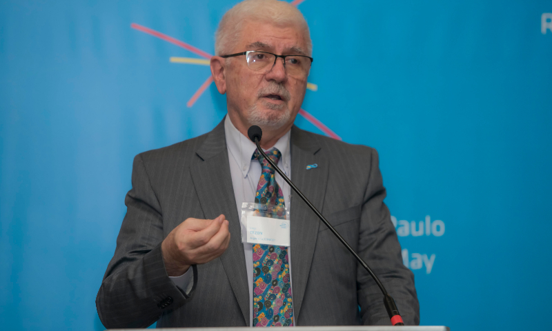 Jorge Tezon, Director for Scientific and Technological Development and Responsible for International Cooperation of the Argentina's National Scientific and Technical Research Council (CONICET). Global Research Council Regional Meeting, São Paulo, Brazil. May 3, 2019 (credit: Piu Dip / Agência FAPESP)