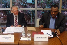 FAPESP discute cooperação em pesquisa com o governo da Etiópia